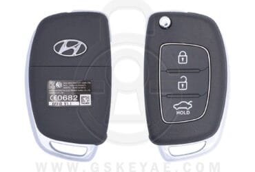 2013-2015 Hyundai Tucson Sonata Flip Key Remote 3 Button 433MHz FCC ID OKA-865T P/N 95430-3S461 (OEM)