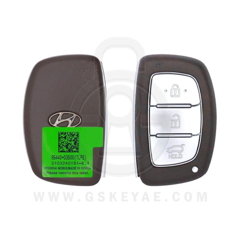 2019 Genuine Hyundai Tucson Smart Key 3 Button 433MHz TQ8-FOB-4F11 95440-D3500 (OEM)