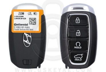 Clé intelligente Hyundai Veloster 2019 4 boutons 433MHz 95440-J3200