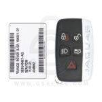 2010-2020 Genuine Jaguar Range Rover Smart Key 5 Button 433MHz BJ32-15K601-DF (OEM) (1)