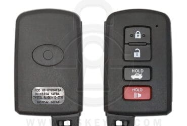 2012-2017 Lonsdor Toyota Camry Avalon Smart Key Remote 4 Button 433MHz 0020 BA4EQ 89904-33460