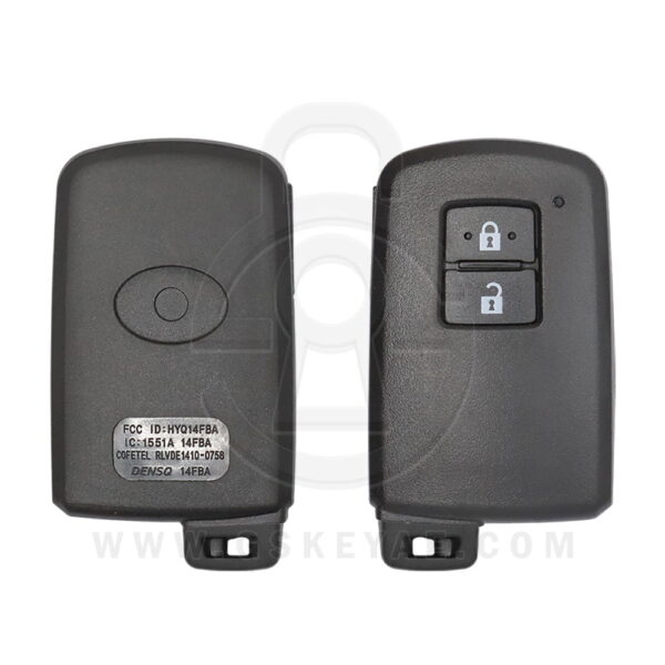 2013-2018 Lonsdor Toyota RAV4 Smart Key Remote 2 Button 433MHz 8A Chip 89904-42130 Keyless Go