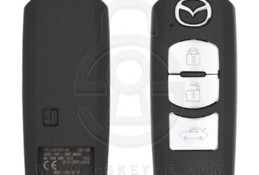 2014-2017 Genuine Mazda 3 / 6 Smart Key Remote 3 Button 433MHz Keyless Go GHY1-67-5DY (OEM)