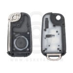 3 Buttons Replacement Flip Remote Key Shell Cover with HU66 Blade For MG GT GS