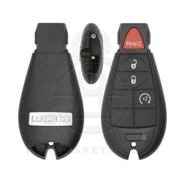 2013-2022 Original Dodge Ram Fobik Key Remote 4 Button 433MHz GQ4-53T 56046955AG American Key