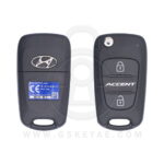 2012-2013 Original Hyundai Accent Flip Key Remote 2 Button 433MHz 95430-1R110