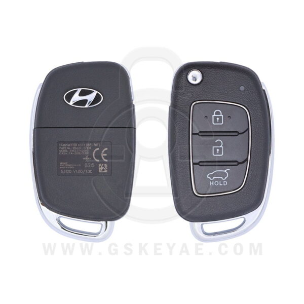 2021 Original Hyundai I20 Flip Key Remote 3 Button 433MHz SYEC3TX2003 95430-T7100