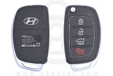 2013-2016 Original Hyundai Santa Fe Flip Key Remote 4 Button 315MHz TQ8-RKE-3F04 95430-4Z100