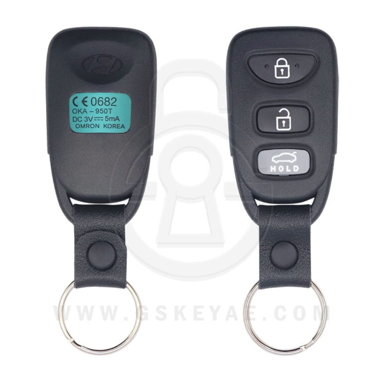 2011 Hyundai Sonata Original Medal Keyless Entry Remote 3 Button 433MHz OKA-950T 95430-3S100
