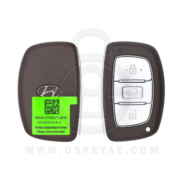 2019 Original Hyundai Tucson Smart Key Remote 3 Button 433MHz 95440-D7000