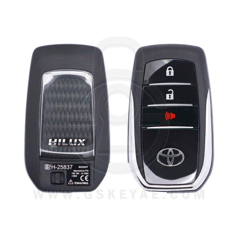2015-2019 Original Toyota Hilux Smart Key Remote 3 Button 433MHz B3U2K2P 89904-0K060 (OEM)
