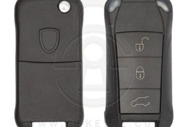 2005-2011 Porsche Cayenne Flip Key Proximity Remote 3 Button 315MHz KR55WK45032 7L5-959-753-B-K
