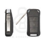 2005-2011 Porsche Cayenne Flip Key Remote 3 Button 315MHz HU66 KR55WK45032 7L5-959-753-B-K