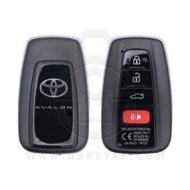 2018 Toyota Avalon Smart Key Remote 4 Button 433MHz HITAG AES 8A Chip 14FCC 8990H-07040 (OEM)