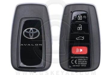 2018 Toyota Avalon Smart Key Remote 4 Button 433MHz HITAG AES 8A Chip 14FCC 8990H-07040 (OEM)