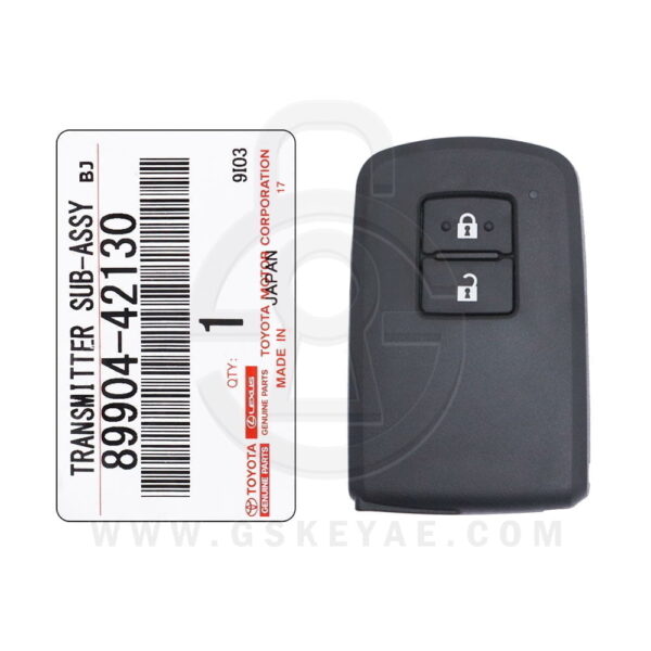 2013-2018 Genuine Toyota RAV4 Smart Key Remote 2 Button 433MHz 8A Chip 89904-42130 (OEM) Keyless GO (1)