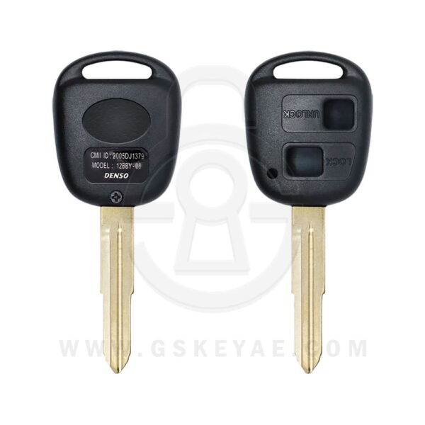 1999-2014 Toyota Yaris Pixis Remote Head Key Shell 2 Buttons TOY38R Japanese Market