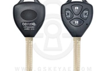 Coque de clé télécommande Toyota Sienta Noah Alphard 2001-2017 4 boutons TR47 marché japonais