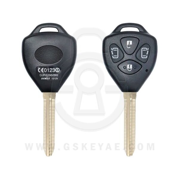 2001-2017 Toyota Sienta Noah Alphard Remote Head Key Shell 4 Button TR47 Japanese Market
