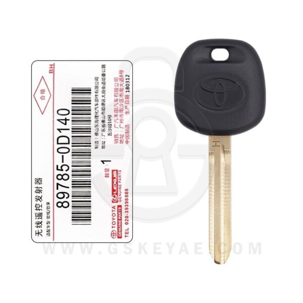 2014-2020 Toyota Transponder Key TOY43 H Transponder Chip 89785-0D140 OEM (1)