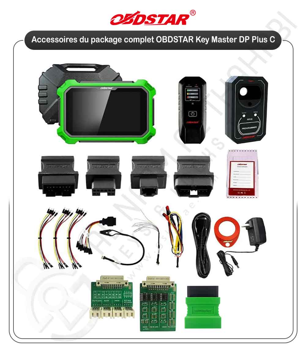 Accessoires du package complet OBDSTAR Key Master DP Plus C