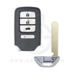 Autel IKEYHD004AL Universal Smart Key 4 Buttons w/Trunk HON66 Blade For Honda