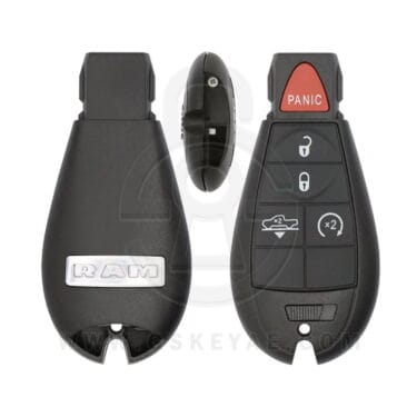2015-2019 Original Dodge Ram Fobik Key Remote 5 Button 433MHz ID46 Chip GQ4-53T 68159655AD