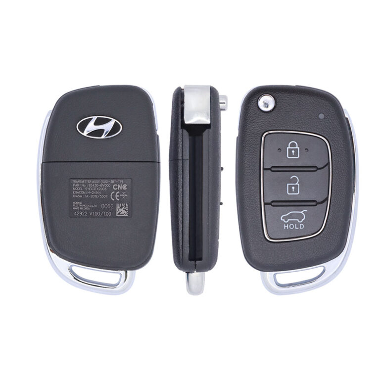 2021-2022 Original Hyundai Creta Flip Key Remote 3 Button 433MHz 8A Chip 95430-BV000 OEM