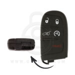 2014-2021 Original Jeep Compass Smart Key Remote 5 Button 433MHz Keyless Go M3N-40821302 68250350AB (1)