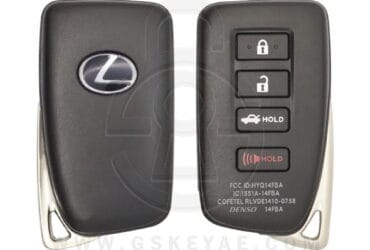 2013-2020 Genuine Lexus GS ES Smart Key Remote 4 Button 315MHz 89904-06170 (USED)