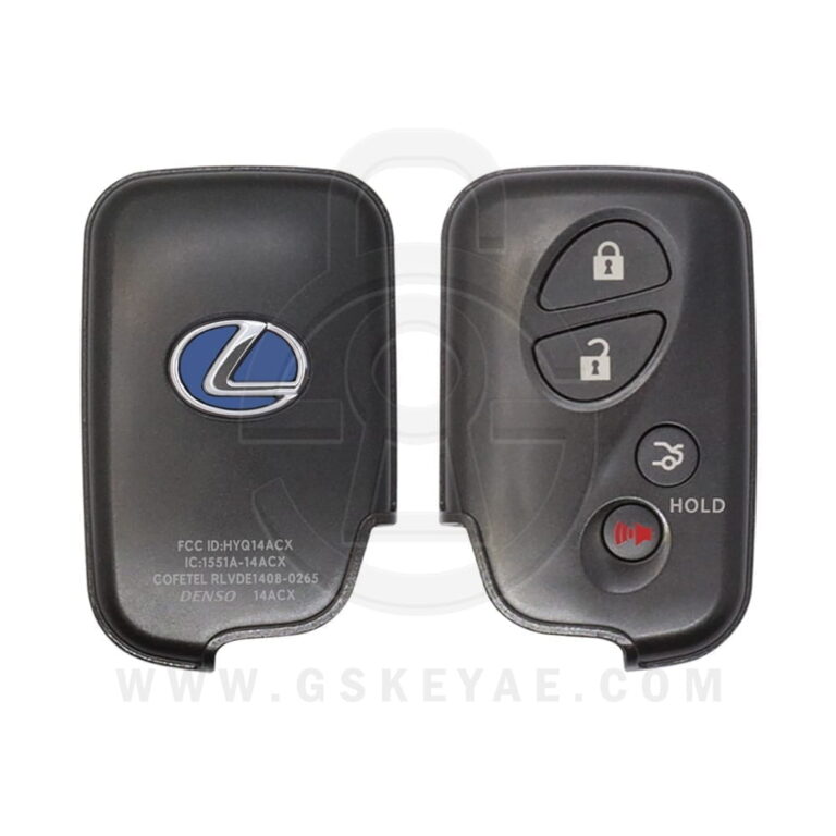 2010-2014 Genuine Lexus HS250 LS460 LS600h Smart Key Remote 4 Button 315MHz 89904-50F90 USED