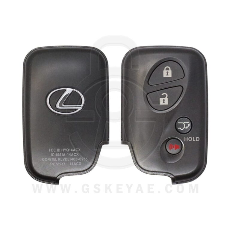 2010-2015 Genuine Lexus RX350 RX450H CT200H Smart Key Remote 4 Button 315MHz 89904-48191 (USED)