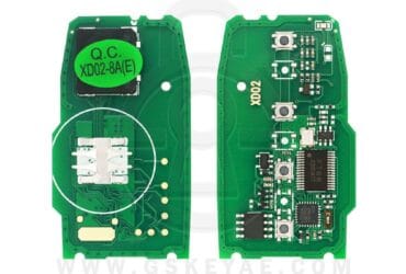 Carte PCB de Clé Intelligente Lonsdor PA7800B à 4 Boutons avec Puce Transpondeur 8A pour Hyundai et KIA