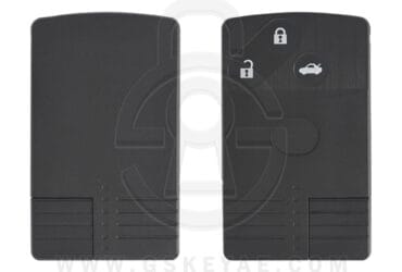 Coque de clé intelligente Mazda (carte) 3 boutons pour modèles 2004-2010