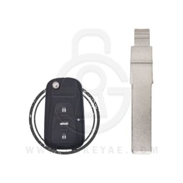 2016-2018 MG GS Flip Remote Key Blade HU66