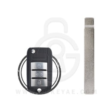 2017-2021 MG ZS Flip Remote Key Blade HU134 / KK12
