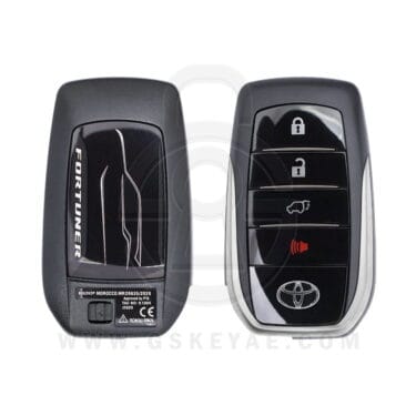 2016-2020 Original Toyota Fortuner Smart Key Remote 4 Button 433MHz ID8A Chip BM1EW 89904-0K090