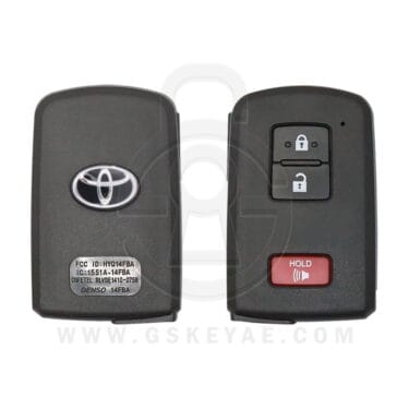 2012-2021 Toyota Highlander Tacoma Tundra Land Cruiser Smart Key Remote 3 Button 315MHz 89904-60J70 USED