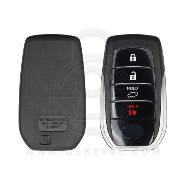 2020-2022 Toyota Land Cruiser Smart Key Remote 4 Button 433MHz B2Z2K2P 89904-60X80 8990460X80 Aftermarket
