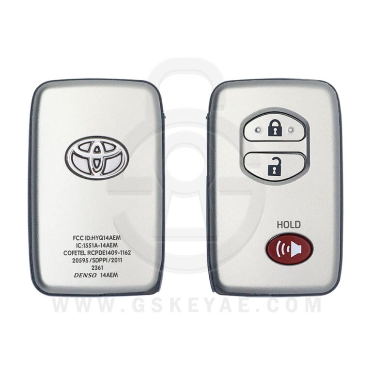 2008-2015 Genuine Toyota Land Cruiser Smart Key Remote 3 Button 315MHz HYQ14AEM 89904-60770 USED