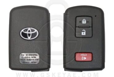 2012-2019 Toyota Prius RAV4 Smart Key Remote 3 Button 315MHz HYQ14FBA 89904-52290 (USED)
