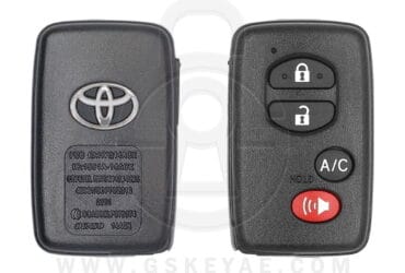2010-2015 Genuine Toyota Prius Smart Key Remote 4 Button 315MHz HYQ14ACX 89904-47150 (USED)