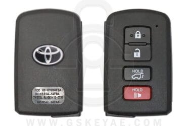 2013-2018 Genuine Toyota RAV4 Smart Key Remote 4 Button 315MHz HYQ14FBA 89904-0R080 USED