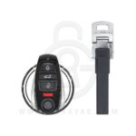 VW Volkswagen Touareg Smart Remote Key Shell Cover Case 4 Button HU66 Blade IYZVWTOUA