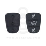3 Button Silicone Rubber Pad For KIA Ceed Rio Hyundai Tucson Sonata Flip Remote Key Shell