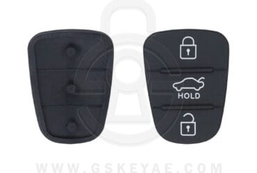 3 Button Silicone Rubber Pad For KIA Ceed Rio Hyundai Tucson Sonata Flip Remote Key Shell