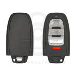 Audi Smart Key Remote Shell Cover 4 Buttons for IYZFBSB802 with HU66 Blade