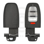 Audi Smart Key Remote Shell Cover 4 Buttons with HU66 Blade