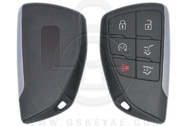 Coque de clé intelligente 6 boutons pour Chevrolet Suburban Tahoe et GMC Yukon 2021-2025