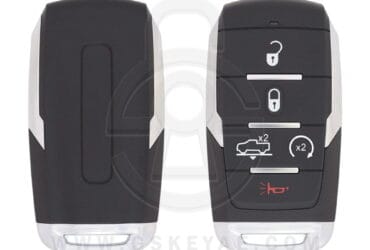 Clé intelligente Dodge Ram 1500 Pickup 2019-2024 5 boutons 433MHz 68291690AE